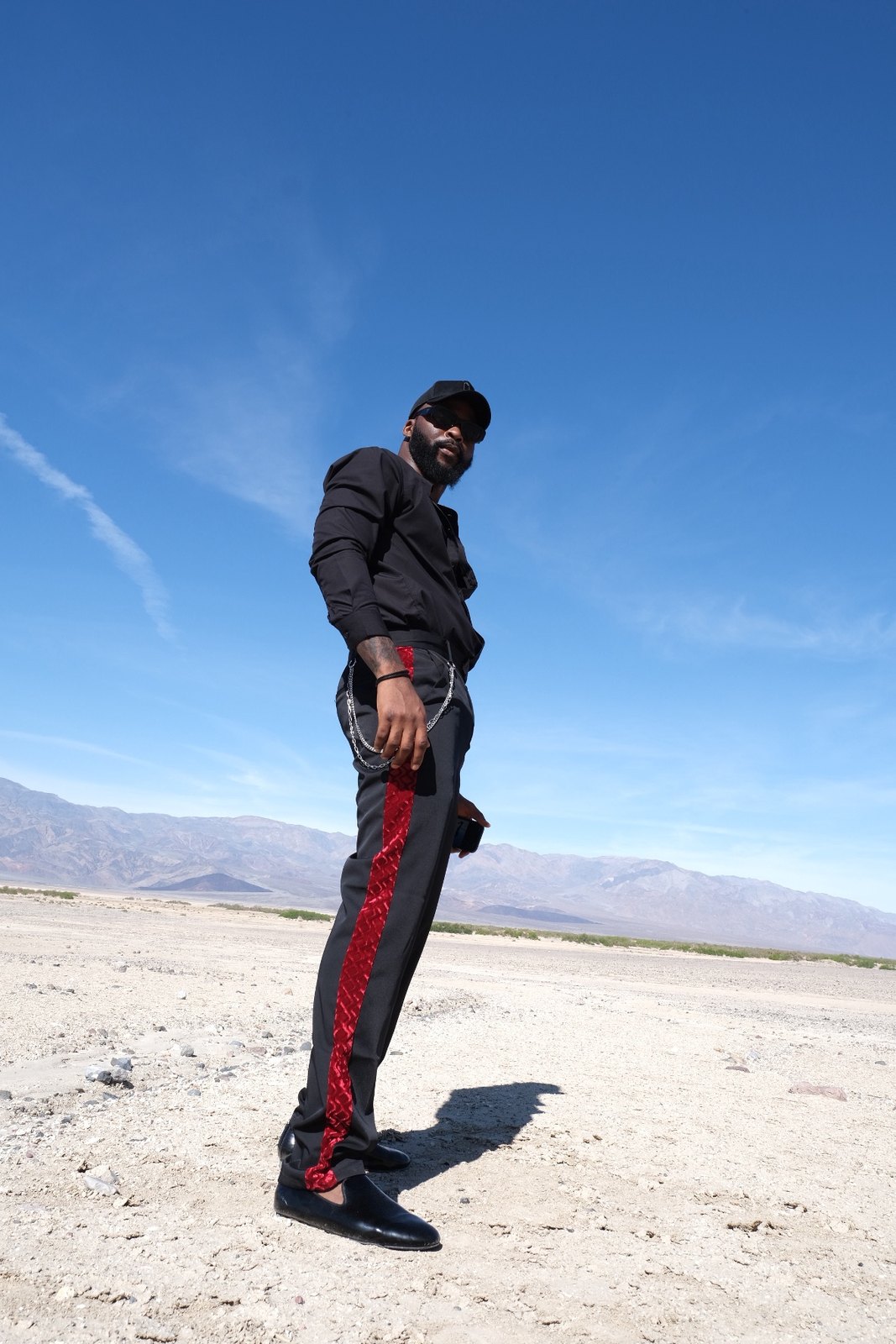 DJ Expression editorial — desert shoot