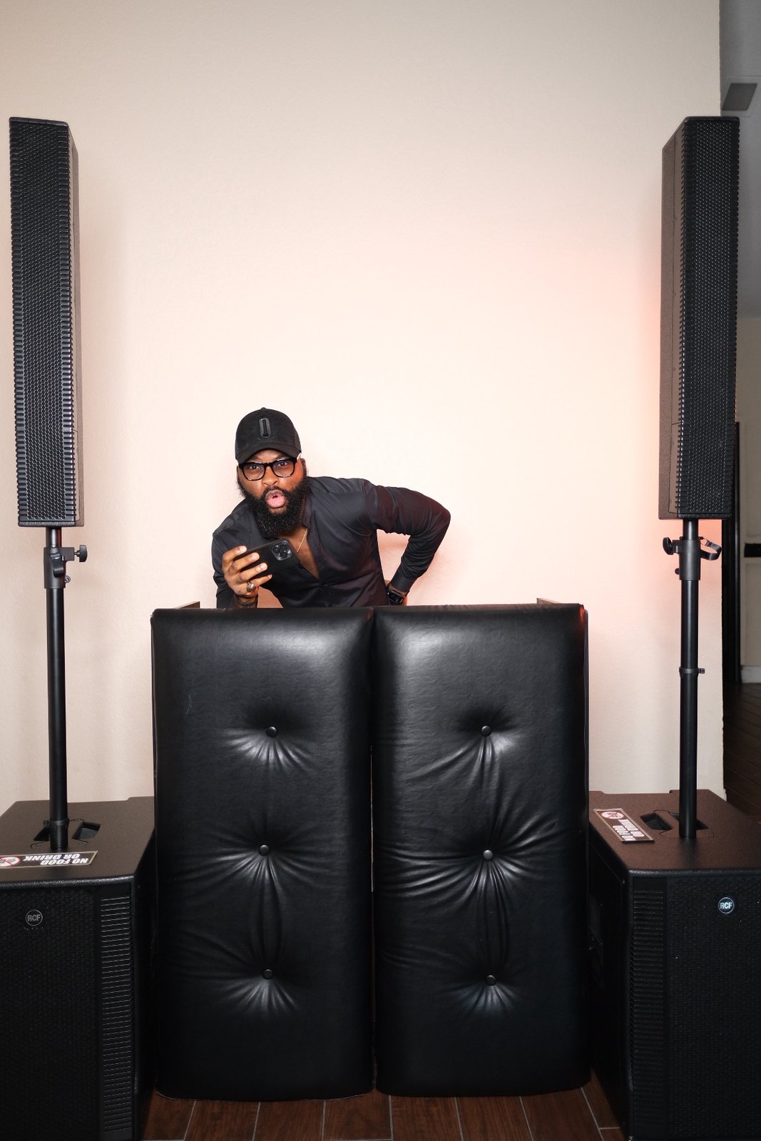 DJ Expression with full speaker rig